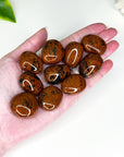 OBSIDIAN POCKET PEBBLE - Black Friday sale, black obsidian, emotional support, end of year sale, Friday the 13th, gold obsidian, gold sheen obsidian, grief gift bundle, holiday sale, mahogany obsidian, mercury rx, obsidian, palm stone, pebble, platinum obsidian, pocket crystal, pocket stone, protection gift bundle, rainbow obsidian, silver sheen obsidian, spiderweb obsidian, tumble, tumbled, tumbled stone, velvet obsidian - The Mineral Maven