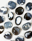 ORCA AGATE PALM STONE - Agate, blue agate, blue carnelian agate, orca agate, palm, palm stone, palmstone, recently added, spring collection - The Mineral Maven