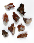 'OXBLOOD' HEMATITE IN QUARTZ CLUSTER - Black Friday sale, hematite, hematite in quartz, hematoid quartz, oxblood hematite in quartz, quartz cluster, raw crystal, raw point, raw stone, rough crystal, Rough Stone - The Mineral Maven