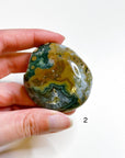 PICK YOUR OWN: 8TH VEIN OCEAN JASPER PALM STONE (1ST QUALITY) - 8th vein, Black Friday sale, ocean jasper, palm stone, palmstone - The Mineral Maven