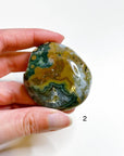 PICK YOUR OWN: 8TH VEIN OCEAN JASPER PALM STONE (1ST QUALITY) - 8th vein, Black Friday sale, ocean jasper, palm stone, palmstone - The Mineral Maven