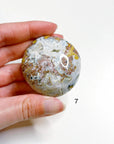 PICK YOUR OWN: 8TH VEIN OCEAN JASPER PALM STONE (1ST QUALITY) - 8th vein, Black Friday sale, ocean jasper, palm stone, palmstone - The Mineral Maven