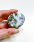 PICK YOUR OWN: 8TH VEIN OCEAN JASPER PALM STONE (1ST QUALITY) - 8th vein, Black Friday sale, ocean jasper, palm stone, palmstone - The Mineral Maven