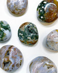 PICK YOUR OWN: 8TH VEIN OCEAN JASPER PALM STONE (1ST QUALITY) - 8th vein, Black Friday sale, ocean jasper, palm stone, palmstone - The Mineral Maven