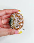 PICK YOUR OWN: 8TH VEIN OCEAN JASPER PALM STONE (EXTRA GRADE) - 8th vein, Black Friday sale, emotional support, ocean jasper, palm stone, palmstone, tucson update - The Mineral Maven