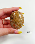 PICK YOUR OWN: 8TH VEIN OCEAN JASPER PALM STONE (EXTRA GRADE) - 8th vein, Black Friday sale, emotional support, ocean jasper, palm stone, palmstone, tucson update - The Mineral Maven