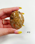 PICK YOUR OWN: 8TH VEIN OCEAN JASPER PALM STONE (EXTRA GRADE) - 8th vein, Black Friday sale, emotional support, ocean jasper, palm stone, palmstone, tucson update - The Mineral Maven