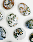 PICK YOUR OWN: 8TH VEIN OCEAN JASPER PALM STONE (EXTRA GRADE) - 8th vein, Black Friday sale, emotional support, ocean jasper, palm stone, palmstone, tucson update - The Mineral Maven