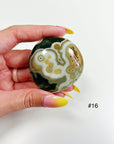 PICK YOUR OWN: 8TH VEIN OCEAN JASPER PALM STONE (EXTRA GRADE) - 8th vein, Black Friday sale, emotional support, ocean jasper, palm stone, palmstone, tucson update - The Mineral Maven