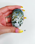 PICK YOUR OWN: 8TH VEIN OCEAN JASPER PALM STONE (EXTRA GRADE) - 8th vein, Black Friday sale, emotional support, ocean jasper, palm stone, palmstone, tucson update - The Mineral Maven