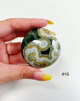 PICK YOUR OWN: 8TH VEIN OCEAN JASPER PALM STONE (EXTRA GRADE) - 8th vein, Black Friday sale, emotional support, ocean jasper, palm stone, palmstone, tucson update - The Mineral Maven