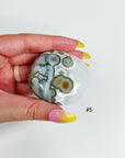 PICK YOUR OWN: 8TH VEIN OCEAN JASPER PALM STONE (EXTRA GRADE) - 8th vein, Black Friday sale, emotional support, ocean jasper, palm stone, palmstone, tucson update - The Mineral Maven