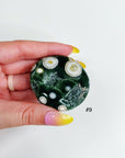 PICK YOUR OWN: 8TH VEIN OCEAN JASPER PALM STONE (EXTRA GRADE) - 8th vein, Black Friday sale, emotional support, ocean jasper, palm stone, palmstone, tucson update - The Mineral Maven
