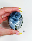 PICK YOUR OWN: 8TH VEIN OCEAN JASPER PALM STONE (EXTRA GRADE) - 8th vein, Black Friday sale, emotional support, ocean jasper, palm stone, palmstone, tucson update - The Mineral Maven