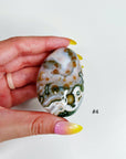 PICK YOUR OWN: 8TH VEIN OCEAN JASPER PALM STONE (EXTRA GRADE) - 8th vein, Black Friday sale, emotional support, ocean jasper, palm stone, palmstone, tucson update - The Mineral Maven