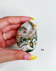 PICK YOUR OWN: 8TH VEIN OCEAN JASPER PALM STONE (EXTRA GRADE) - 8th vein, Black Friday sale, emotional support, ocean jasper, palm stone, palmstone, tucson update - The Mineral Maven
