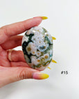 PICK YOUR OWN: 8TH VEIN OCEAN JASPER PALM STONE (EXTRA GRADE) - 8th vein, Black Friday sale, emotional support, ocean jasper, palm stone, palmstone, tucson update - The Mineral Maven