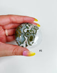 PICK YOUR OWN: 8TH VEIN OCEAN JASPER PALM STONE (EXTRA GRADE) - 8th vein, Black Friday sale, emotional support, ocean jasper, palm stone, palmstone, tucson update - The Mineral Maven