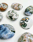 PICK YOUR OWN: 8TH VEIN OCEAN JASPER PALM STONE (EXTRA GRADE) - 8th vein, Black Friday sale, emotional support, ocean jasper, palm stone, palmstone, tucson update - The Mineral Maven