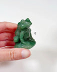 PICK YOUR OWN: CRYSTAL SITTING FROG - 6th anniversary, crystal critter, crystal frog, frog, green aventurine, leopard jasper, leopardskin jasper, obsidian, quartz, red jasper, rose quartz, sitting frog, sodalite - The Mineral Maven