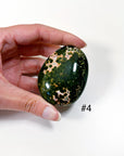 PICK YOUR OWN: KABAMBY OCEAN JASPER PALM STONE (1st QUALITY) - Black Friday sale, emotional support, kabamby, kabamby ocean jasper, north carolina gem show, ocean jasper, palm stone, palmstone - The Mineral Maven