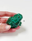 PICK YOUR OWN: MALACHITE FROG - 6th anniversary, crystal critter, crystal frog, frog, malachite, medium frog, polished, polished stone - The Mineral Maven
