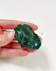 PICK YOUR OWN: MALACHITE FROG - 6th anniversary, crystal critter, crystal frog, frog, malachite, medium frog, polished, polished stone - The Mineral Maven