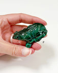 PICK YOUR OWN: MALACHITE FROG - 6th anniversary, crystal critter, crystal frog, frog, malachite, medium frog, polished, polished stone - The Mineral Maven
