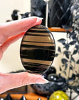 PICK YOUR OWN: MIDNIGHT LACE OBSIDIAN PALM STONE - Black Friday sale, end of year sale, holiday sale, mercury rx, midnight lace obsidian, obsidian, palm, palm stone, palmstone, Scorpio Season - The Mineral Maven