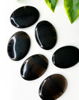 PICK YOUR OWN: MIDNIGHT LACE OBSIDIAN PALM STONE - Black Friday sale, end of year sale, holiday sale, mercury rx, midnight lace obsidian, obsidian, palm, palm stone, palmstone, Scorpio Season - The Mineral Maven