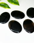 PICK YOUR OWN: MIDNIGHT LACE OBSIDIAN PALM STONE - Black Friday sale, end of year sale, holiday sale, mercury rx, midnight lace obsidian, obsidian, palm, palm stone, palmstone, Scorpio Season - The Mineral Maven