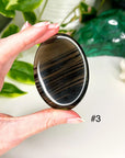 PICK YOUR OWN: MIDNIGHT LACE OBSIDIAN PALM STONE - Black Friday sale, end of year sale, holiday sale, mercury rx, midnight lace obsidian, obsidian, palm, palm stone, palmstone, Scorpio Season - The Mineral Maven