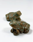 PICK YOUR OWN: NUNDOORITE MEDIUM FROG - crystal critter, crystal frog, frog, medium frog, nundoorite - The Mineral Maven
