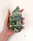 PICK YOUR OWN: OCEAN JASPER FLAMES - 33 bday, 444 sale, Black Friday sale, emotional support, flame, holiday sale, new year sale, ocean jasper, ocean jasper flame, one of a kind - The Mineral Maven
