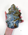 PICK YOUR OWN: OCEAN JASPER FLAMES - 33 bday, 444 sale, Black Friday sale, emotional support, flame, holiday sale, new year sale, ocean jasper, ocean jasper flame, one of a kind - The Mineral Maven