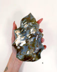 PICK YOUR OWN: OCEAN JASPER FLAMES - 33 bday, 444 sale, Black Friday sale, emotional support, flame, holiday sale, new year sale, ocean jasper, ocean jasper flame, one of a kind - The Mineral Maven