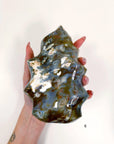 PICK YOUR OWN: OCEAN JASPER FLAMES - 33 bday, 444 sale, Black Friday sale, emotional support, flame, holiday sale, new year sale, ocean jasper, ocean jasper flame, one of a kind - The Mineral Maven