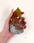 PICK YOUR OWN: OCEAN JASPER FLAMES - 33 bday, 444 sale, Black Friday sale, emotional support, flame, holiday sale, new year sale, ocean jasper, ocean jasper flame, one of a kind - The Mineral Maven