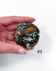 PICK YOUR OWN: 'VEINLESS' OCEAN JASPER PALM STONE (1st QUALITY) - Black Friday sale, emotional support, north carolina gem show, ocean jasper, palm stone, palmstone, veinless, veinless ocean jasper - The Mineral Maven