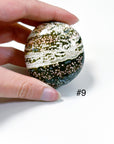 PICK YOUR OWN: 'VEINLESS' OCEAN JASPER PALM STONE (1st QUALITY) - Black Friday sale, emotional support, north carolina gem show, ocean jasper, palm stone, palmstone, veinless, veinless ocean jasper - The Mineral Maven