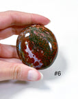 PICK YOUR OWN: 'VEINLESS' OCEAN JASPER PALM STONE (1st QUALITY) - Black Friday sale, emotional support, north carolina gem show, ocean jasper, palm stone, palmstone, veinless, veinless ocean jasper - The Mineral Maven