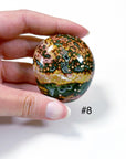 PICK YOUR OWN: 'VEINLESS' OCEAN JASPER PALM STONE (1st QUALITY) - Black Friday sale, emotional support, north carolina gem show, ocean jasper, palm stone, palmstone, veinless, veinless ocean jasper - The Mineral Maven