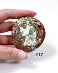 PICK YOUR OWN: 'VEINLESS' OCEAN JASPER PALM STONE (1st QUALITY) - Black Friday sale, emotional support, north carolina gem show, ocean jasper, palm stone, palmstone, veinless, veinless ocean jasper - The Mineral Maven