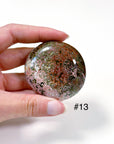 PICK YOUR OWN: 'VEINLESS' OCEAN JASPER PALM STONE (1st QUALITY) - Black Friday sale, emotional support, north carolina gem show, ocean jasper, palm stone, palmstone, veinless, veinless ocean jasper - The Mineral Maven