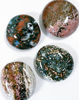 PICK YOUR OWN: 'VEINLESS' OCEAN JASPER PALM STONE (1st QUALITY) - Black Friday sale, emotional support, north carolina gem show, ocean jasper, palm stone, palmstone, veinless, veinless ocean jasper - The Mineral Maven