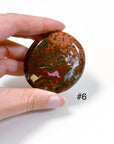 PICK YOUR OWN: 'VEINLESS' OCEAN JASPER PALM STONE (1st QUALITY) - Black Friday sale, emotional support, north carolina gem show, ocean jasper, palm stone, palmstone, veinless, veinless ocean jasper - The Mineral Maven