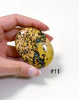 PICK YOUR OWN: 'VEINLESS' OCEAN JASPER PALM STONE (1st QUALITY) - Black Friday sale, emotional support, north carolina gem show, ocean jasper, palm stone, palmstone, veinless, veinless ocean jasper - The Mineral Maven