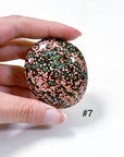 PICK YOUR OWN: 'VEINLESS' OCEAN JASPER PALM STONE (1st QUALITY) - Black Friday sale, emotional support, north carolina gem show, ocean jasper, palm stone, palmstone, veinless, veinless ocean jasper - The Mineral Maven