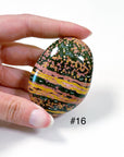 PICK YOUR OWN: 'VEINLESS' OCEAN JASPER PALM STONE (1st QUALITY) - Black Friday sale, emotional support, north carolina gem show, ocean jasper, palm stone, palmstone, veinless, veinless ocean jasper - The Mineral Maven
