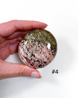 PICK YOUR OWN: 'VEINLESS' OCEAN JASPER PALM STONE (1st QUALITY) - Black Friday sale, emotional support, north carolina gem show, ocean jasper, palm stone, palmstone, veinless, veinless ocean jasper - The Mineral Maven